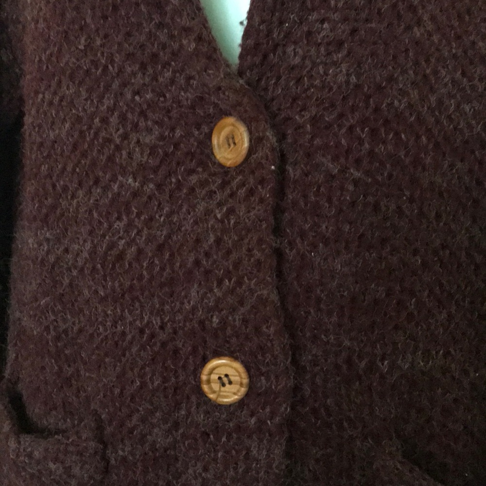 Chunky and thick knitted sweater blazer - Picture 4 of 7